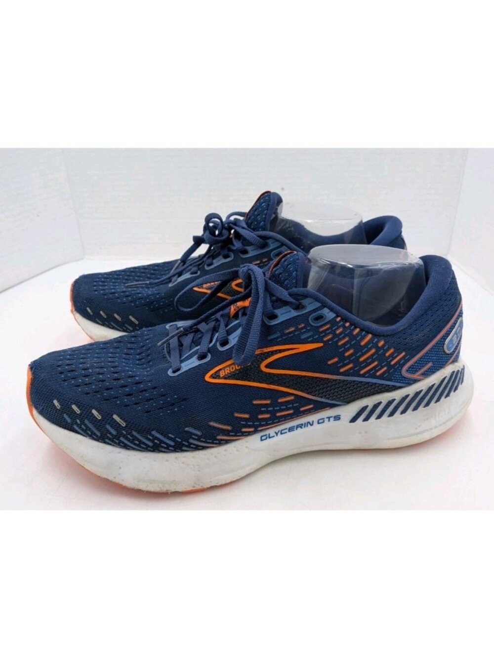 Brooks Glycerin GTS 20 Blue Orange White 110383-1D-444 Men's 10Athletic Sneakers